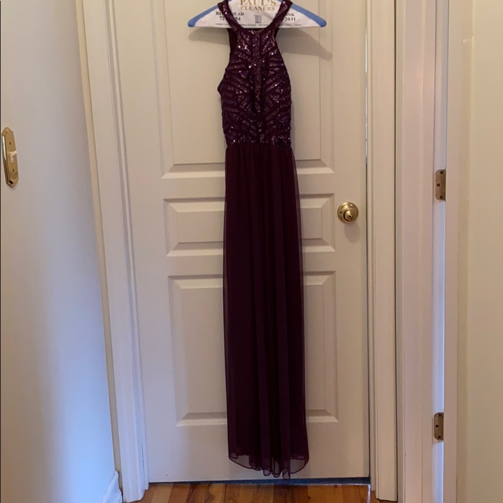 Purple ball gown worn once